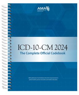 N.  ICD-10-CM 2024:COMP.OFFICIAL CODEBO  9781640162907 Front Cover