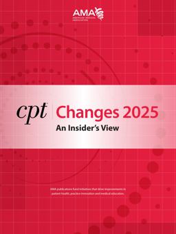 N.  CPT CHANGES 2025:INSIDER'S VIEW  9781640163065 Front Cover