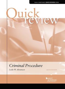 Quick Review of Criminal Procedure