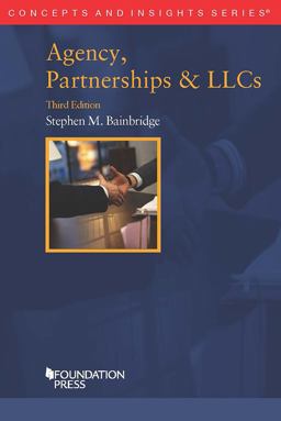 Bainbridge's Agency, Partnerships & LLCs 3rd 9781640203891 Front Cover