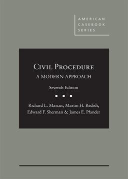 Civil Procedure, a Modern Approach - CasebookPlus 7th 9781640205109 Front Cover