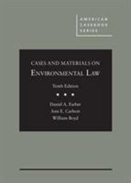 Cases and Materials on Environmental Law