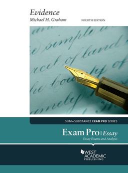 Exam Pro on Evidence (Essay)