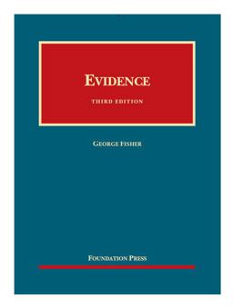 Evidence 3rd 9781640207417 Front Cover