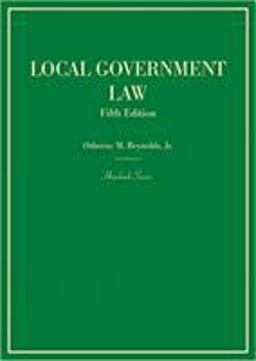 Local Government Law 5th 9781640208025 Front Cover