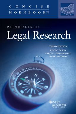 Principles of Legal Research Principles of Legal Research