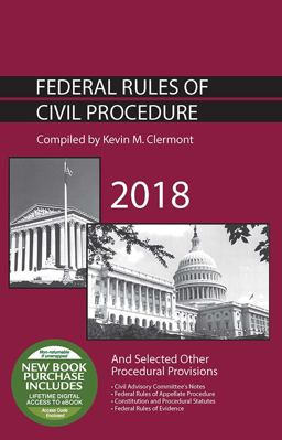 Federal Rules of Civil Procedure and Selected Other Procedural Provisions Federal Rules of Civil Procedure and Selected Other Procedural Provisions