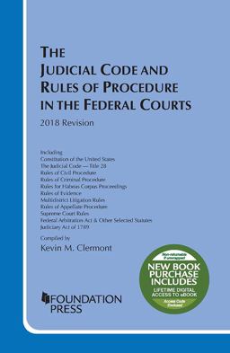 The Judicial Code and Rules of Procedure in the Federal Courts The Judicial Code and Rules of Procedure in the Federal Courts