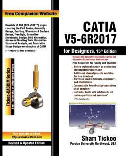 CATIA V5-6R2017 for Designers, 15th Edition 15th 9781640570108 Front Cover