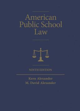 American Public School Law 9th 9781642422528 Front Cover