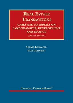 REAL ESTATE TRANSACTIONS:CS.+MTRLS.  9781642423037 Front Cover