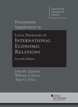 INTERNATIONAL ECON.RELAT.-20 DOC.SUPP.  9781642423075 Front Cover