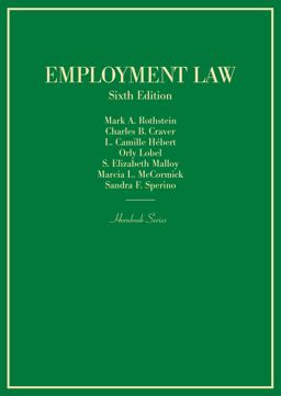Employment Law 6th 9781642424072 Front Cover