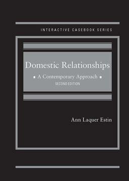 Domestic Relationships A Contemporary Approach 2nd 9781642425307 Front Cover