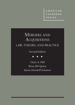 Mergers and Acquisitions Law, Theory, and Practice 2nd 9781642425802 Front Cover