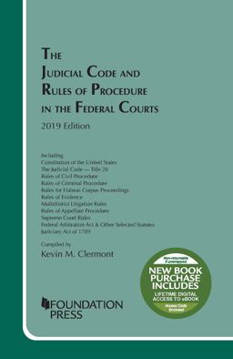 The Judicial Code and Rules of Procedure in the Federal Courts The Judicial Code and Rules of Procedure in the Federal Courts