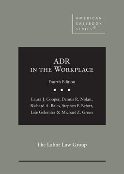 ADR in the Workplace