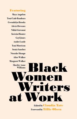 Black Women Writers at Work  9781642598407 Front Cover