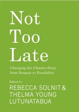 Not Too Late Changing the Climate Story from Despair to Possibility  9781642598971 Front Cover