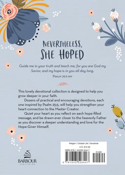Nevertheless, She Hoped Inspiring Devotions and Prayers for a Woman's Heart  9781643526447 Front Cover