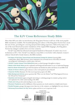 The KJV Cross Reference Study Bible [Turquoise Floral]
