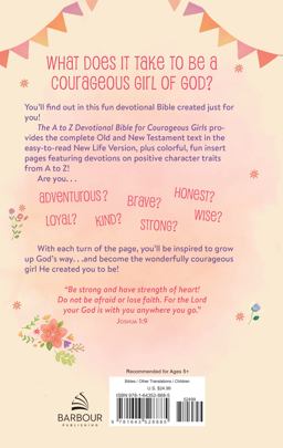 The a to Z Devotional Bible for Courageous Girls