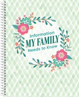 Information My Family Needs to Know Pocket Organizer Information My Family Needs to Know Pocket Organizer