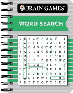 Brain Games Mini - Word Search (Green)