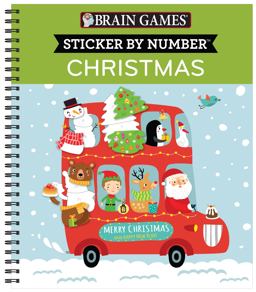 Brain Games - Sticker by Number - Christmas