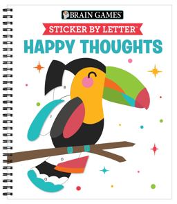 Brain Games - Sticker by Letter - Happy Thoughts