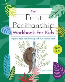 Print Penmanship Workbook for Kids Improve Your Handwriting with Fun Animal Facts  9781646119219 Front Cover