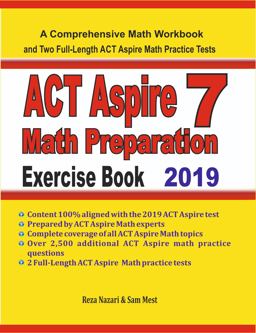 ACT Aspire 7 Math Preparation Exercise Book