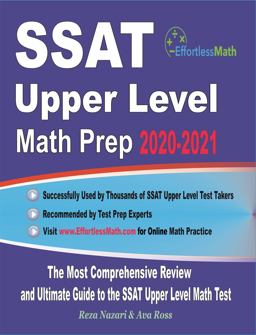 SSAT Upper Level Math Prep 2020-2021