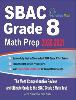 SBAC Grade 8 Math Prep 2020-2021