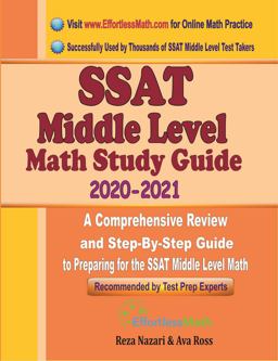 SSAT Middle Level Math Study Guide 2020 - 2021