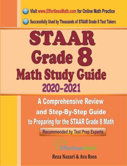 STAAR Grade 8 Math Study Guide 2020 - 2021