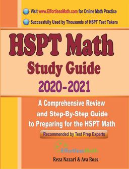 HSPT Math Study Guide 2020 - 2021