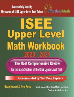ISEE Upper Level Math Workbook 2020 - 2021