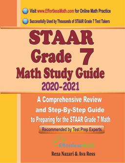 STAAR Grade 7 Math Study Guide 2020 - 2021