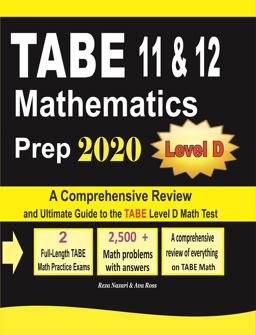 TABE 11 and 12 Mathematics Prep 2020