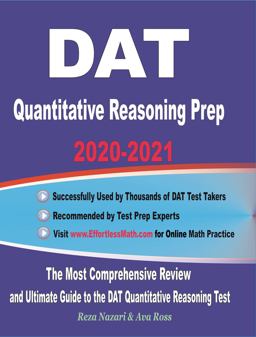 DAT Quantitative Reasoning Prep 2020-2021