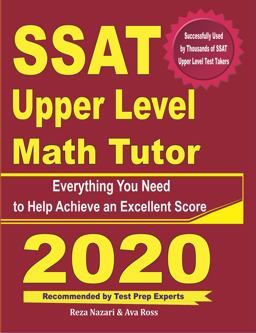 SSAT Upper Level Math Tutor