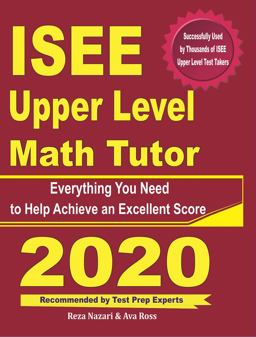 ISEE Upper Level Math Tutor