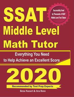 SSAT Middle Level Math Tutor