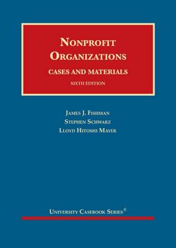    NONPROFIT ORGANIZATIONS CS.+MTRLS.  9781647081072 Front Cover
