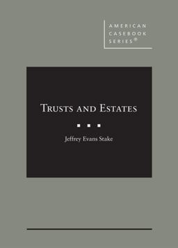 Trusts and Estates  9781647081119 Front Cover