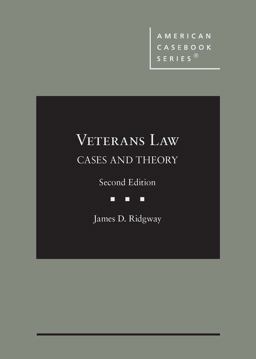 Veterans Law Cases and Theory 2nd 9781647081188 Front Cover