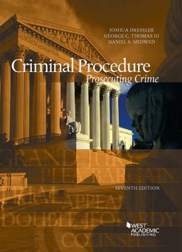 Criminal Procedure Prosecuting Crime 7th 9781647082031 Front Cover