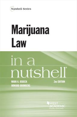     MARIJUANA LAW IN A NUTSHELL  9781647082598 Front Cover