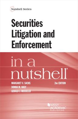 Securities Litigation and Enforcement in a Nutshell 2nd 9781647082734 Front Cover